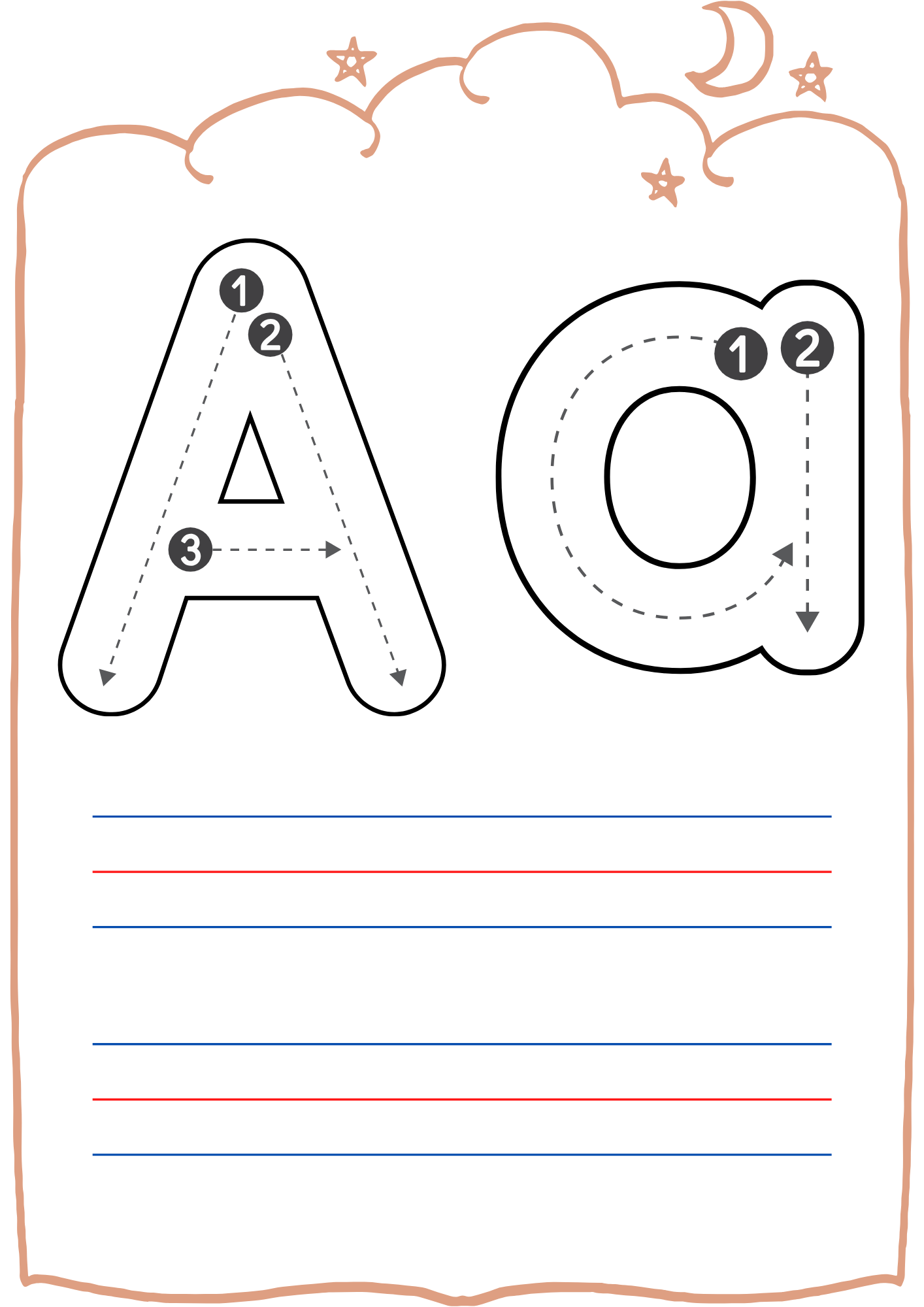 الحروف باللغة الانجليزية