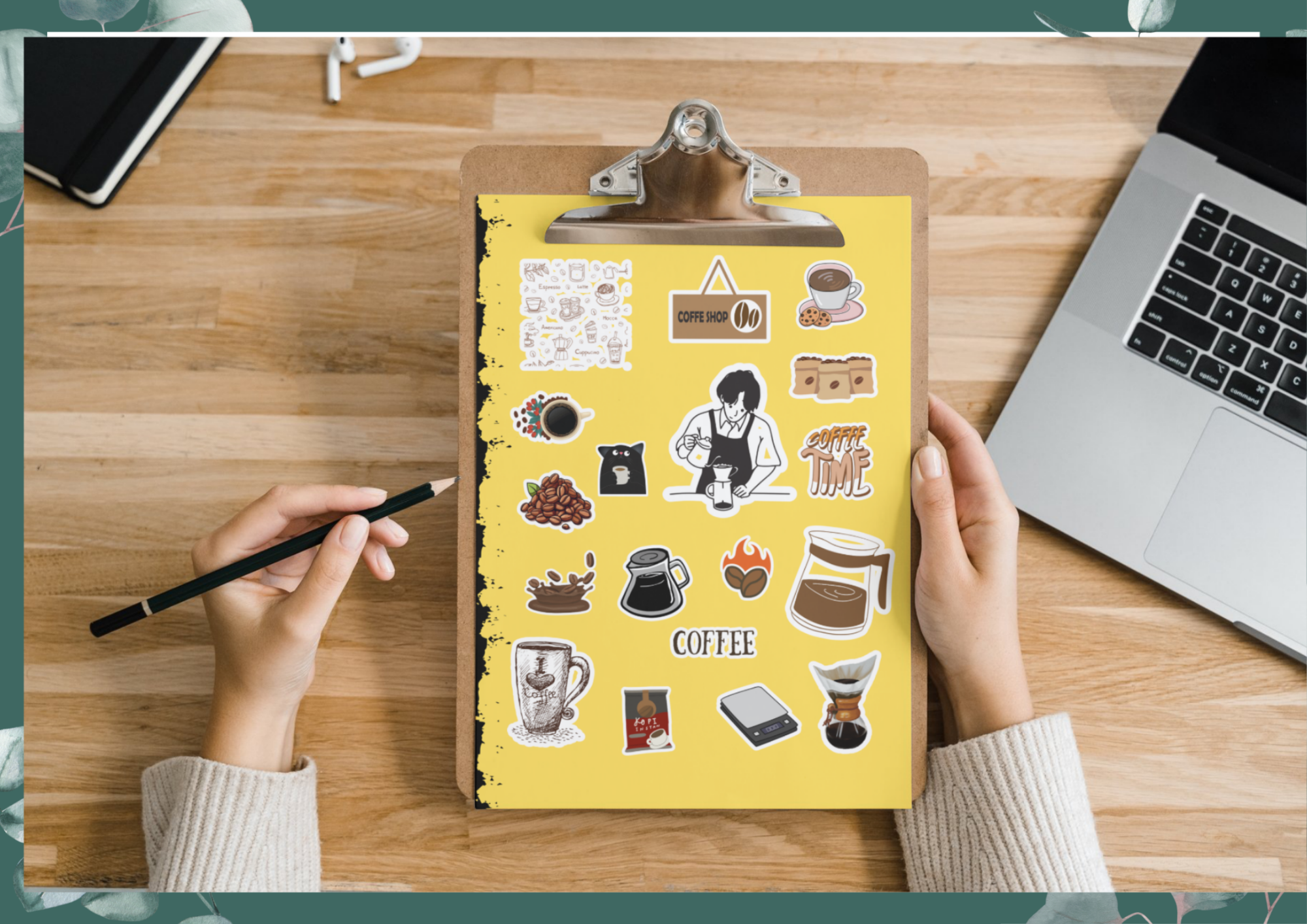 ستيكرات قهوه 