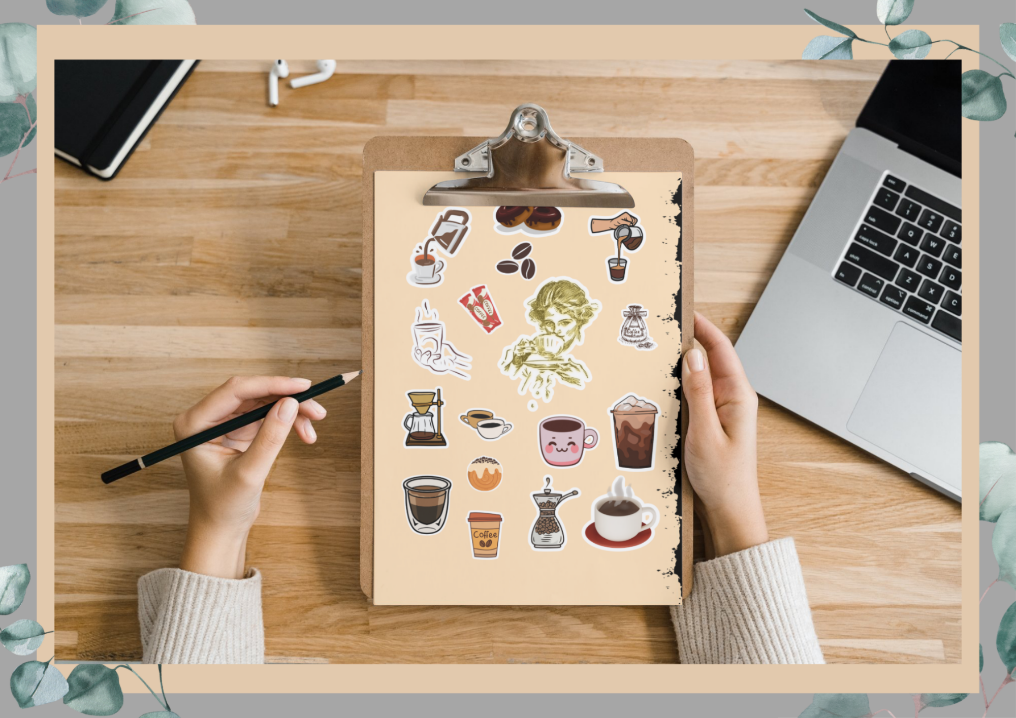 ستيكرات قهوه 