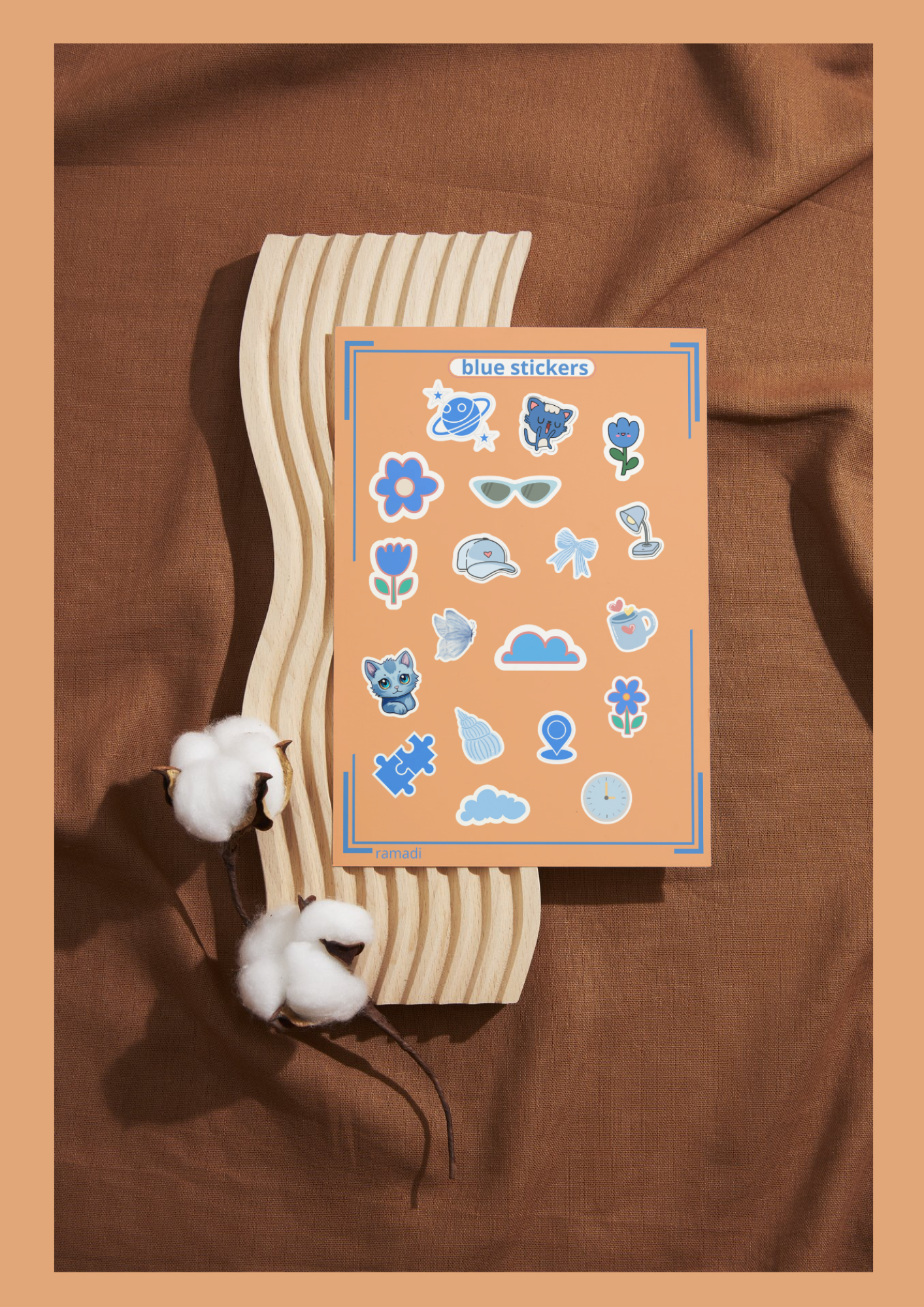 ملصقات دفتر