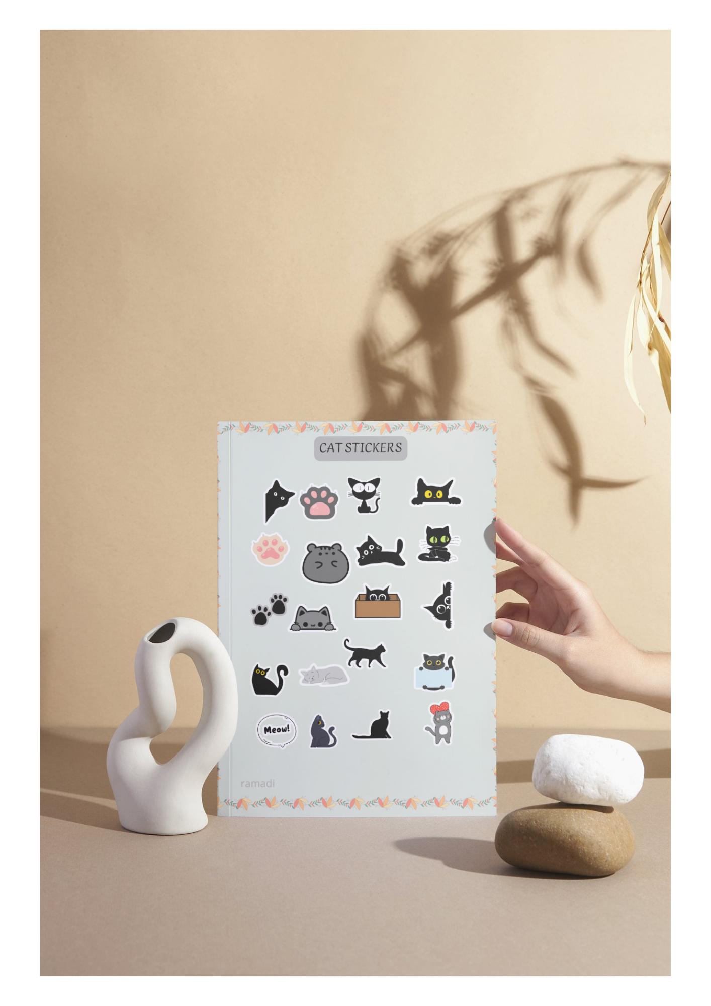 ملصقات  قطط