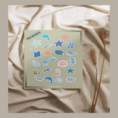 ملصقات البحر